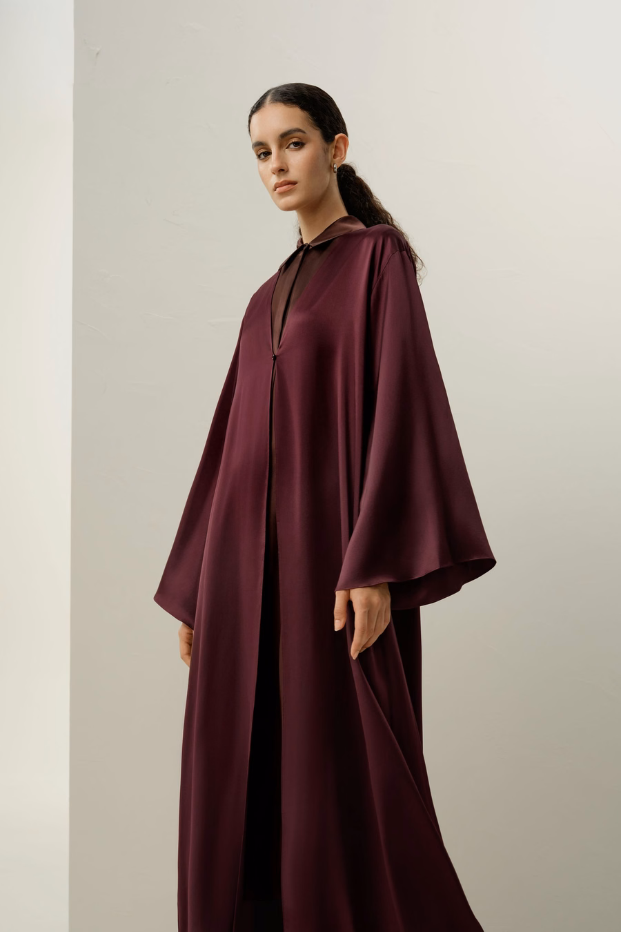 Abaya de Seda Charmeuse