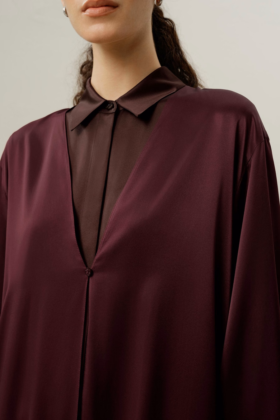 Abaya de Seda Charmeuse