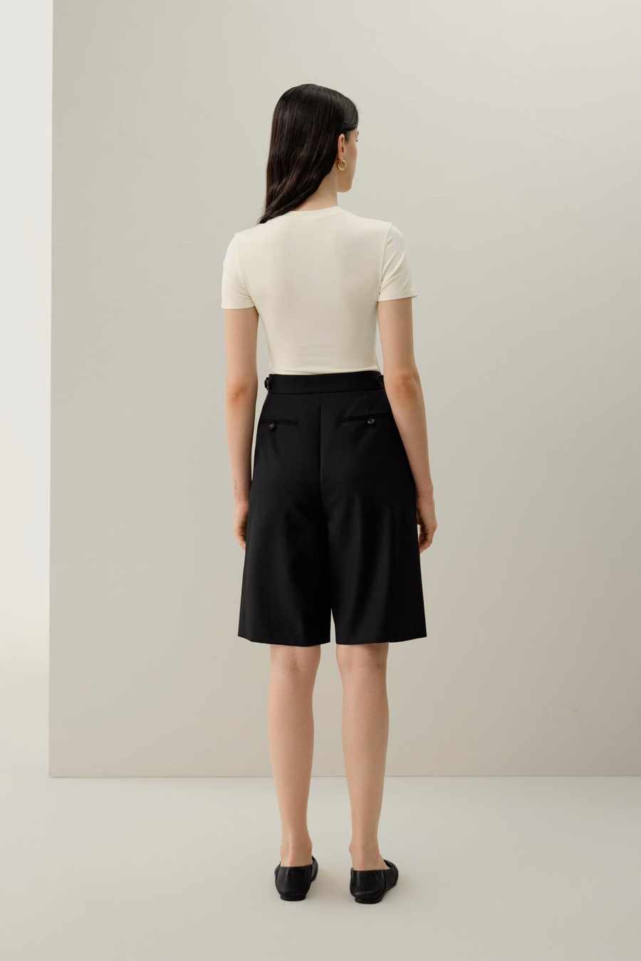 Bermudas de Lana-Seda