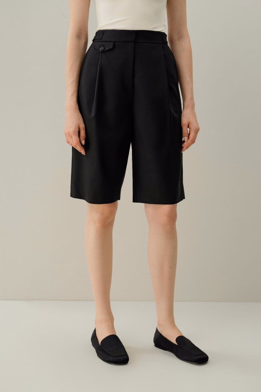 Bermudas de Lana-Seda