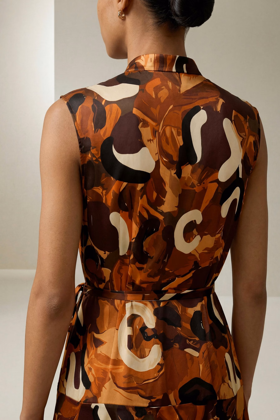 Vestido largo de seda Whisper