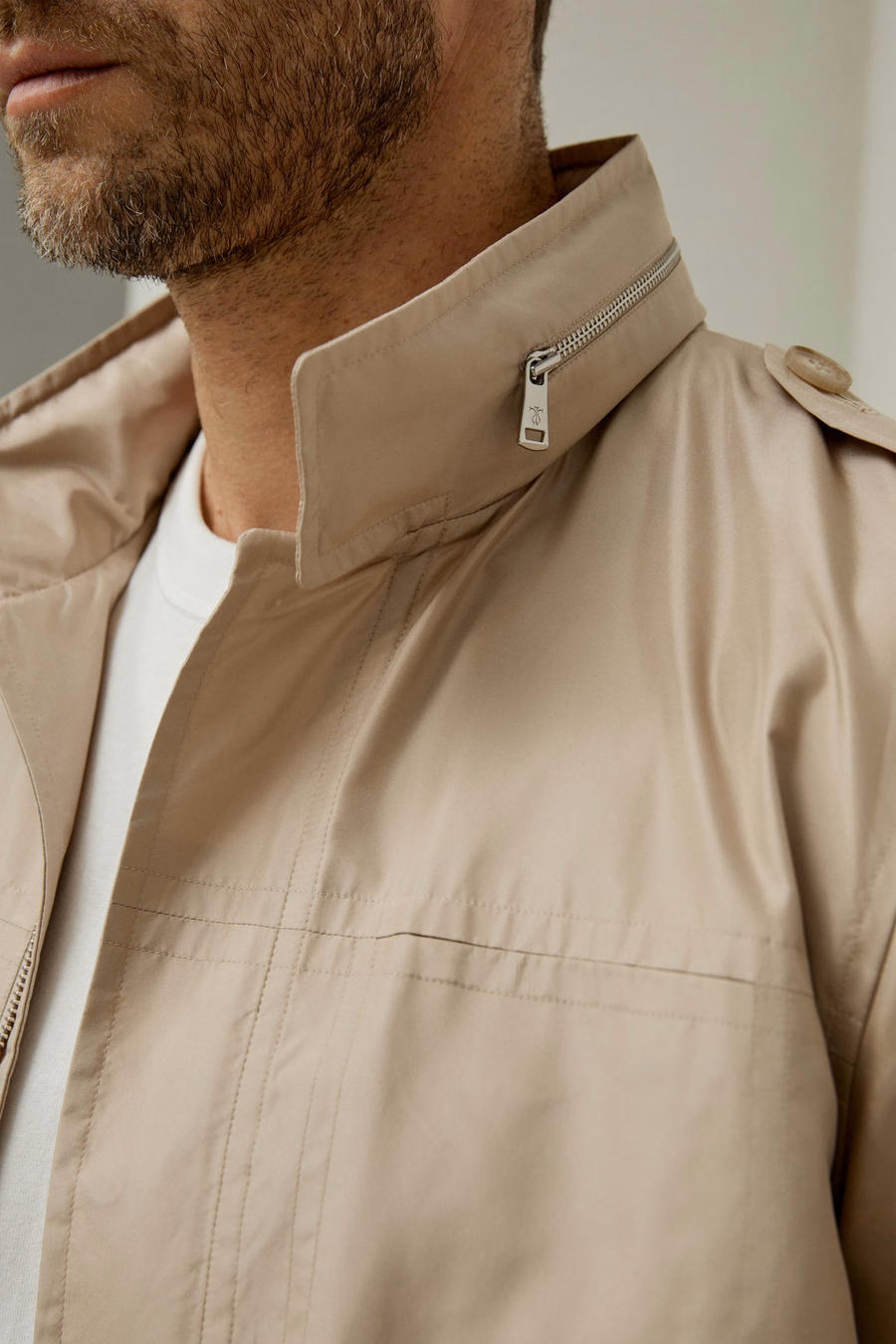 Chaqueta de utilidad moderna para hombres, resistente al agua