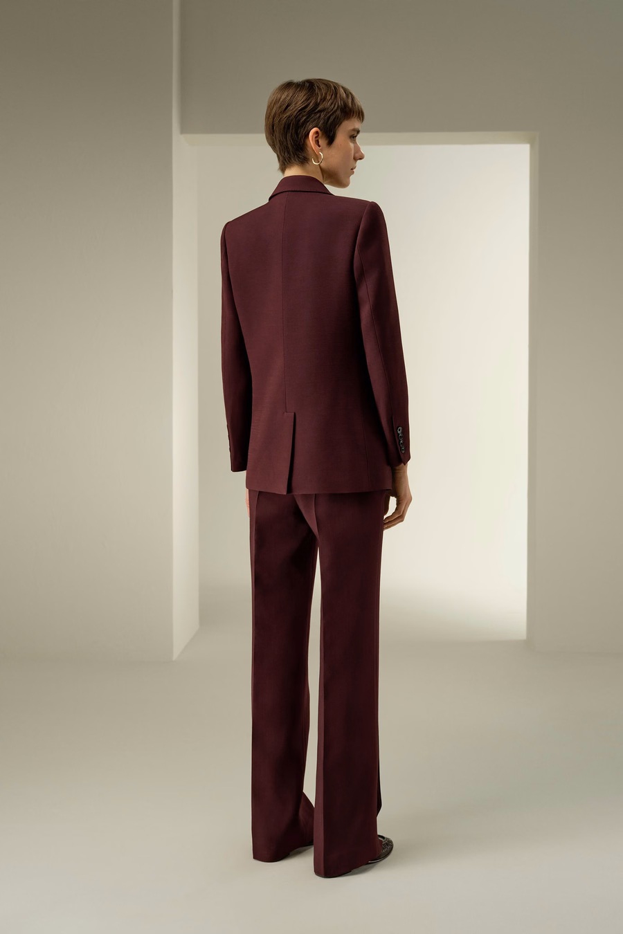 Blazer de solapa cruzada