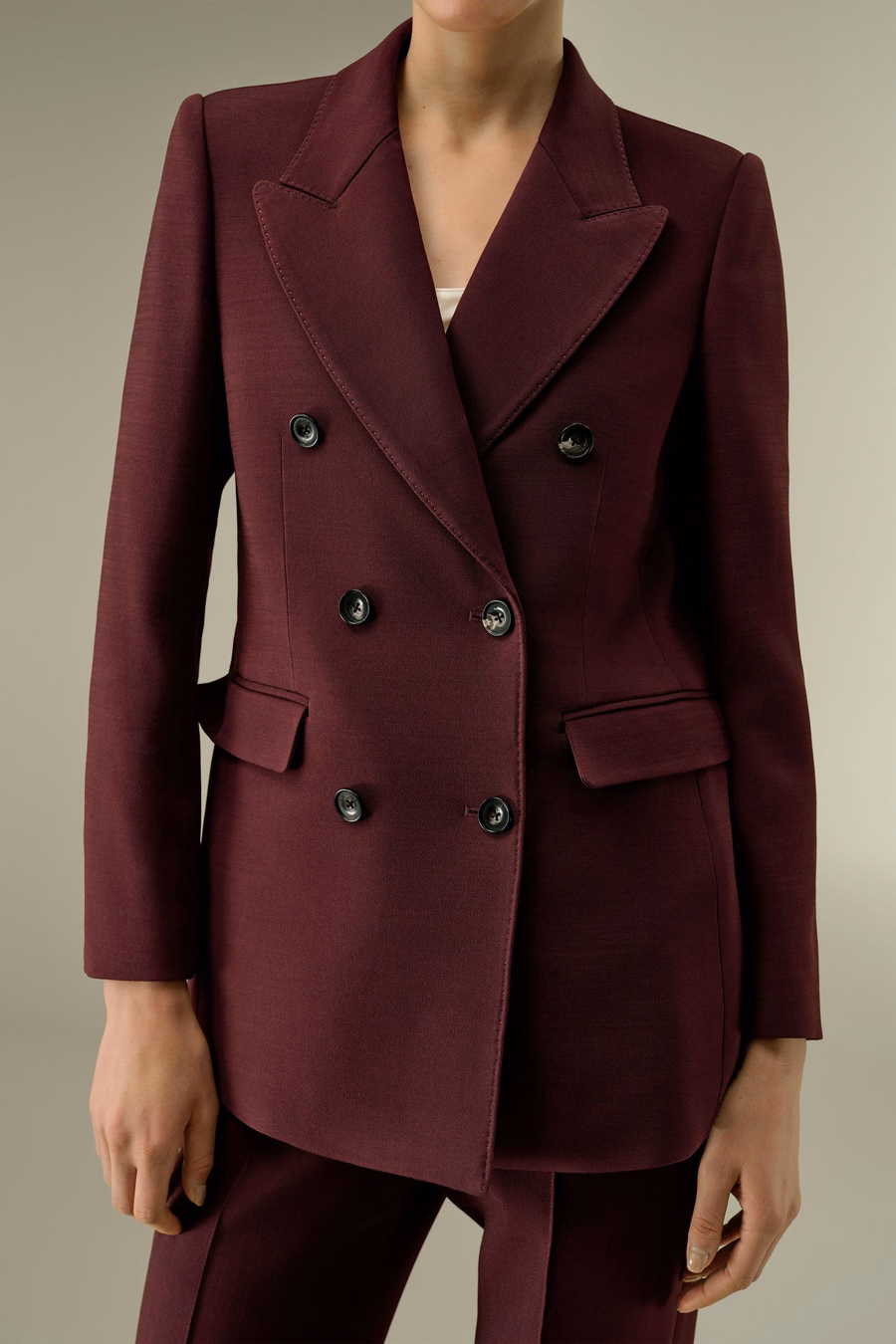 Blazer de solapa cruzada