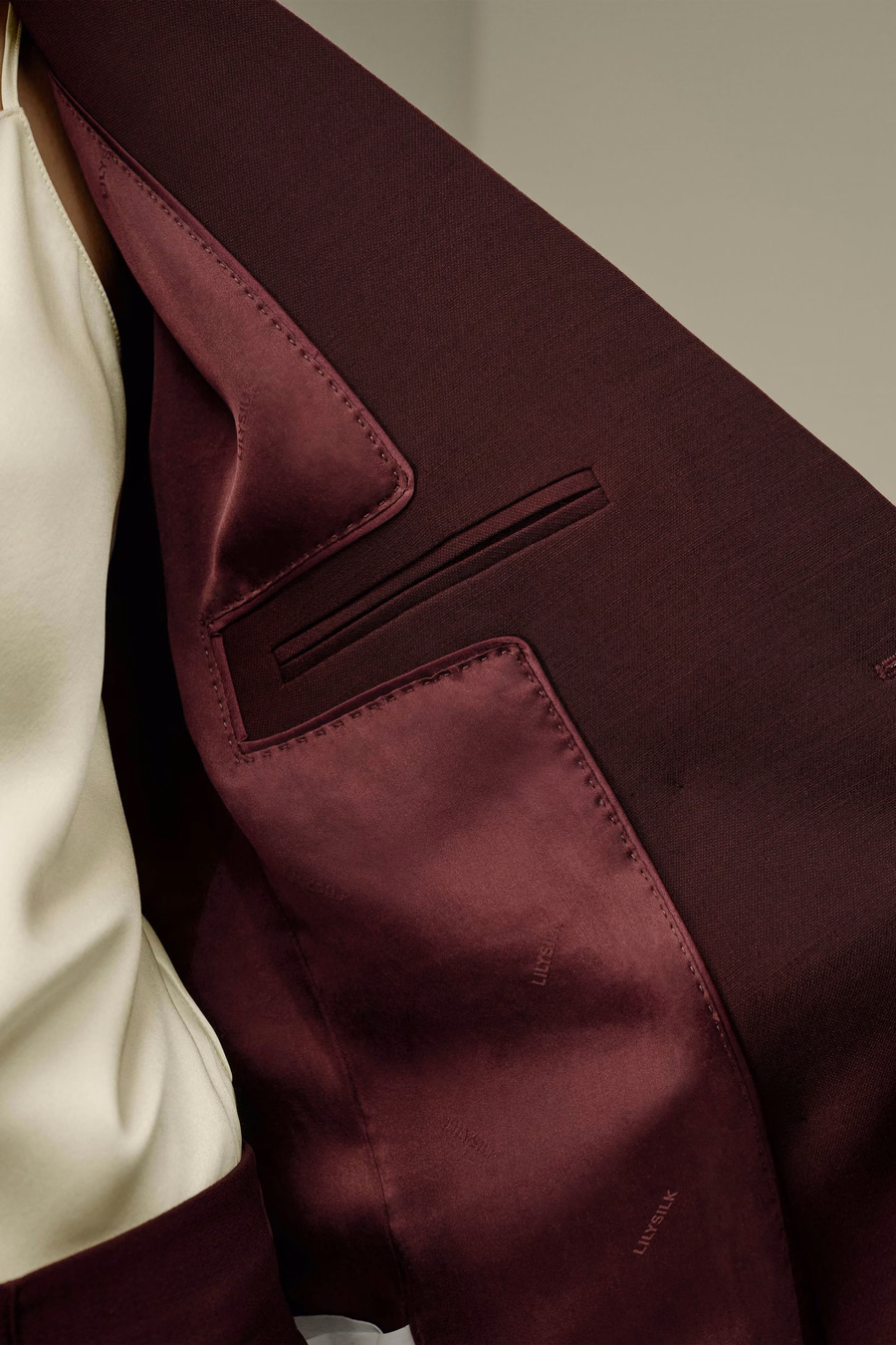 Blazer de solapa cruzada