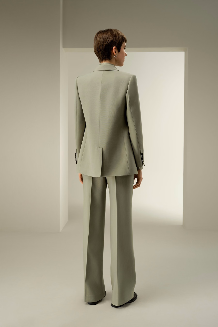 Blazer de solapa cruzada