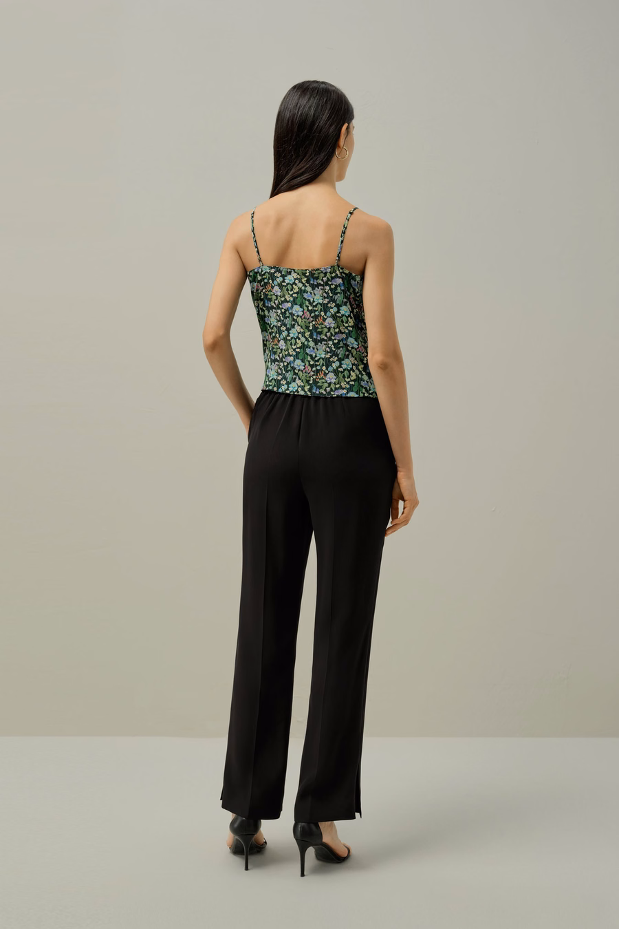 Top Camisole Fairytale Forest - Hecho con Tela de Liberty