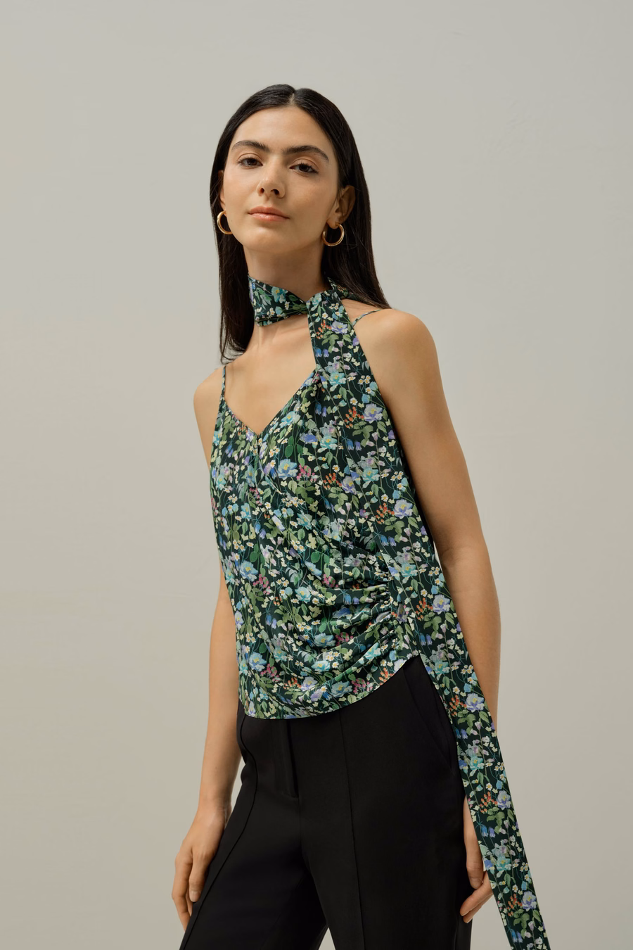 Top Camisole Fairytale Forest - Hecho con Tela de Liberty