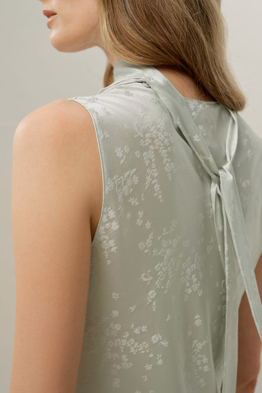 Tanque de Seda Jacquard YING