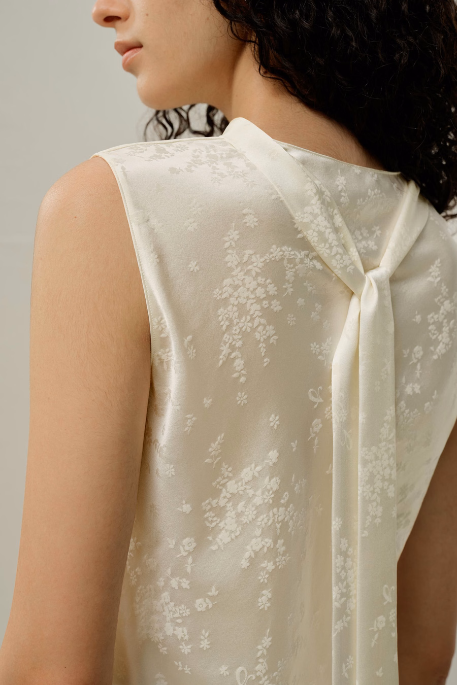 Tanque de Seda Jacquard YING