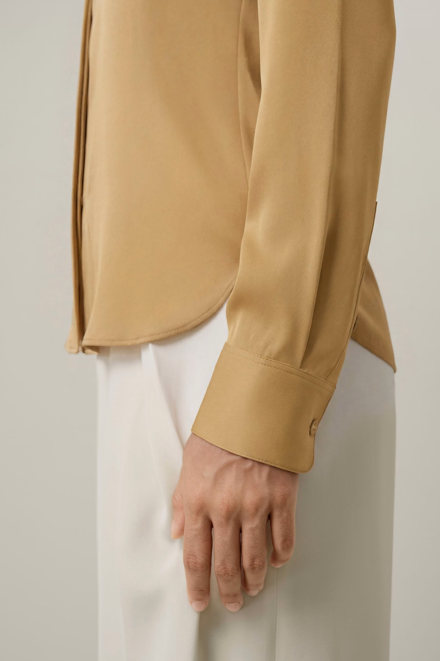 Camisa de Georgette Doble Stretch