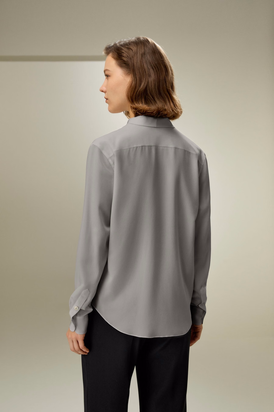 Blusa con Lazo de Seda