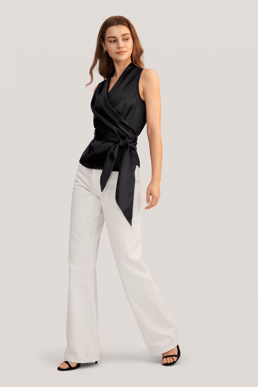 Blusa Elegante de Seda para Mujeres