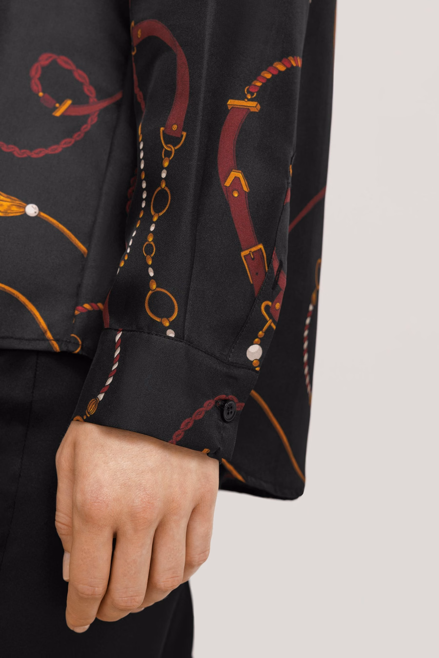 Camisa de Seda con Estampado Louisville