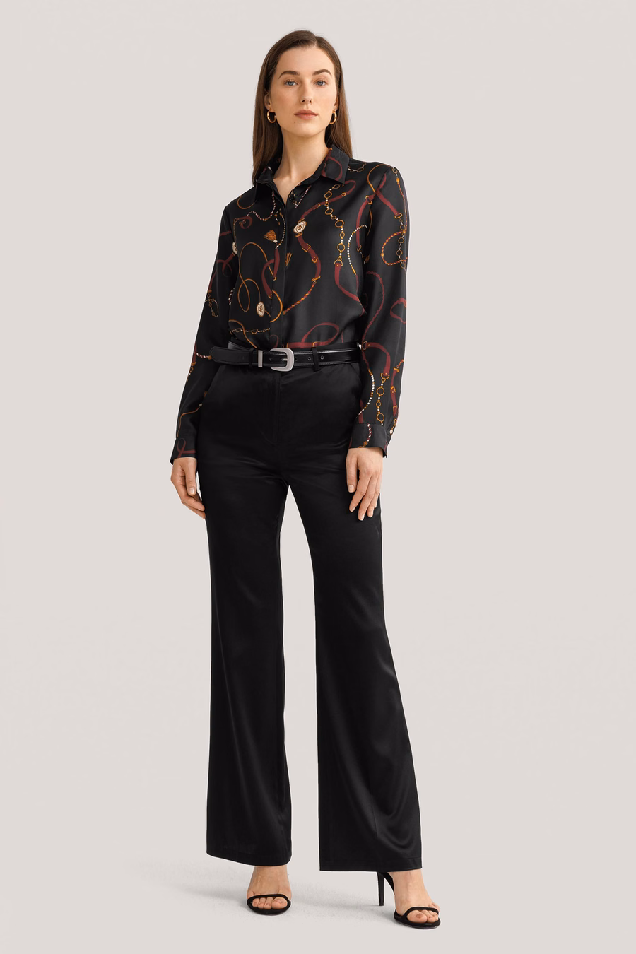 Camisa de Seda con Estampado Louisville