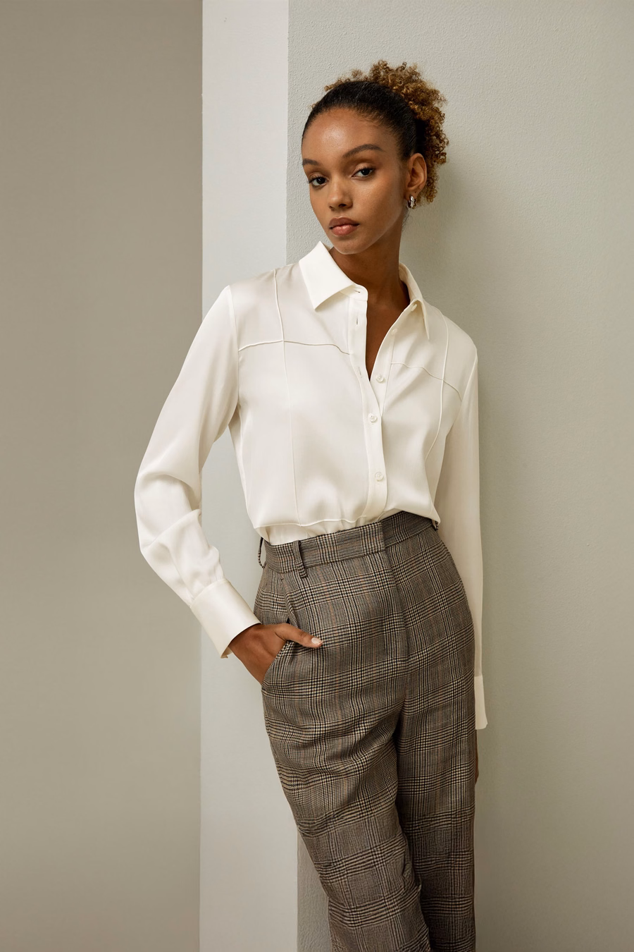 Blusa de Seda Sprezzatura