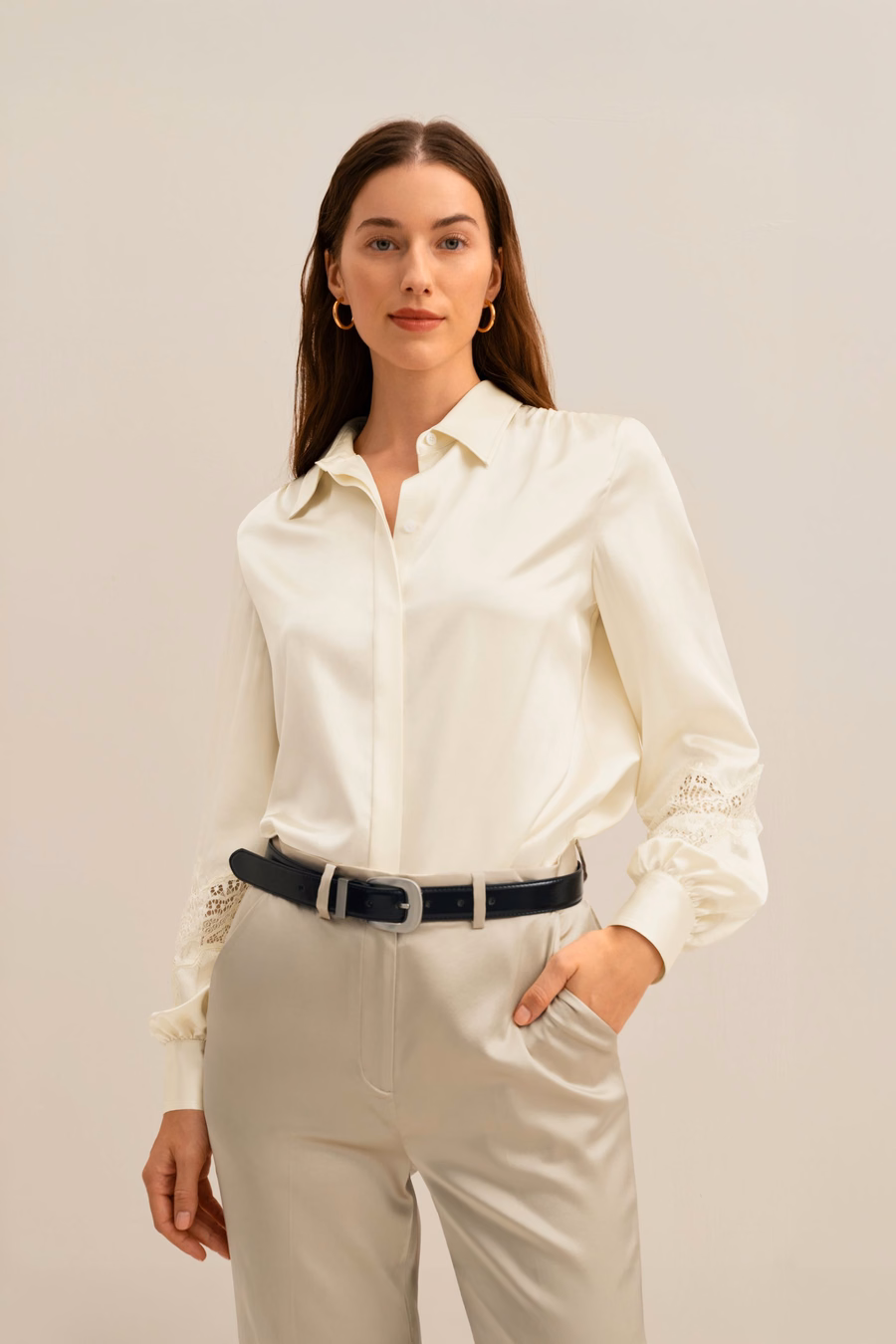 Blusa de encaje Armeria