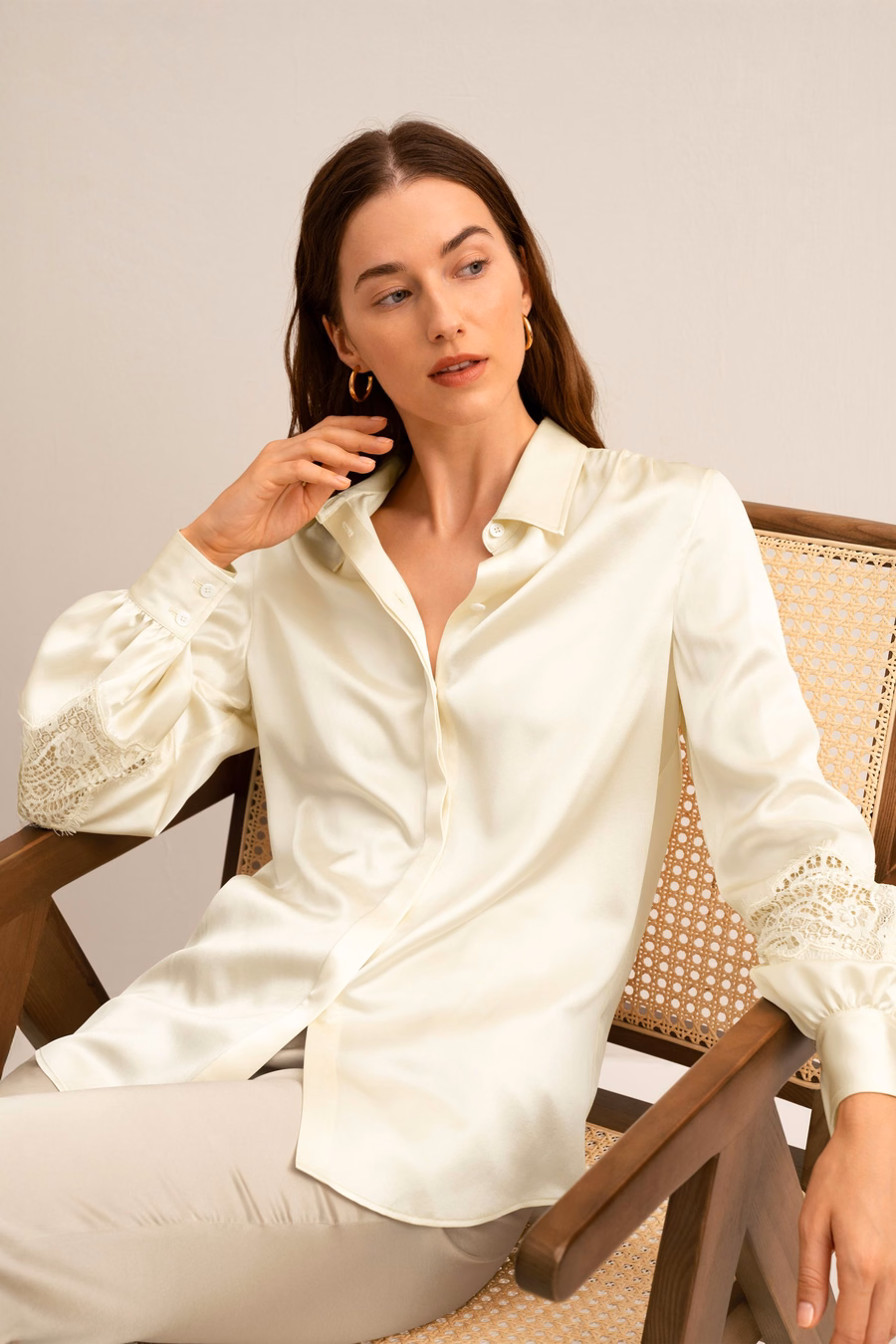 Blusa de encaje Armeria
