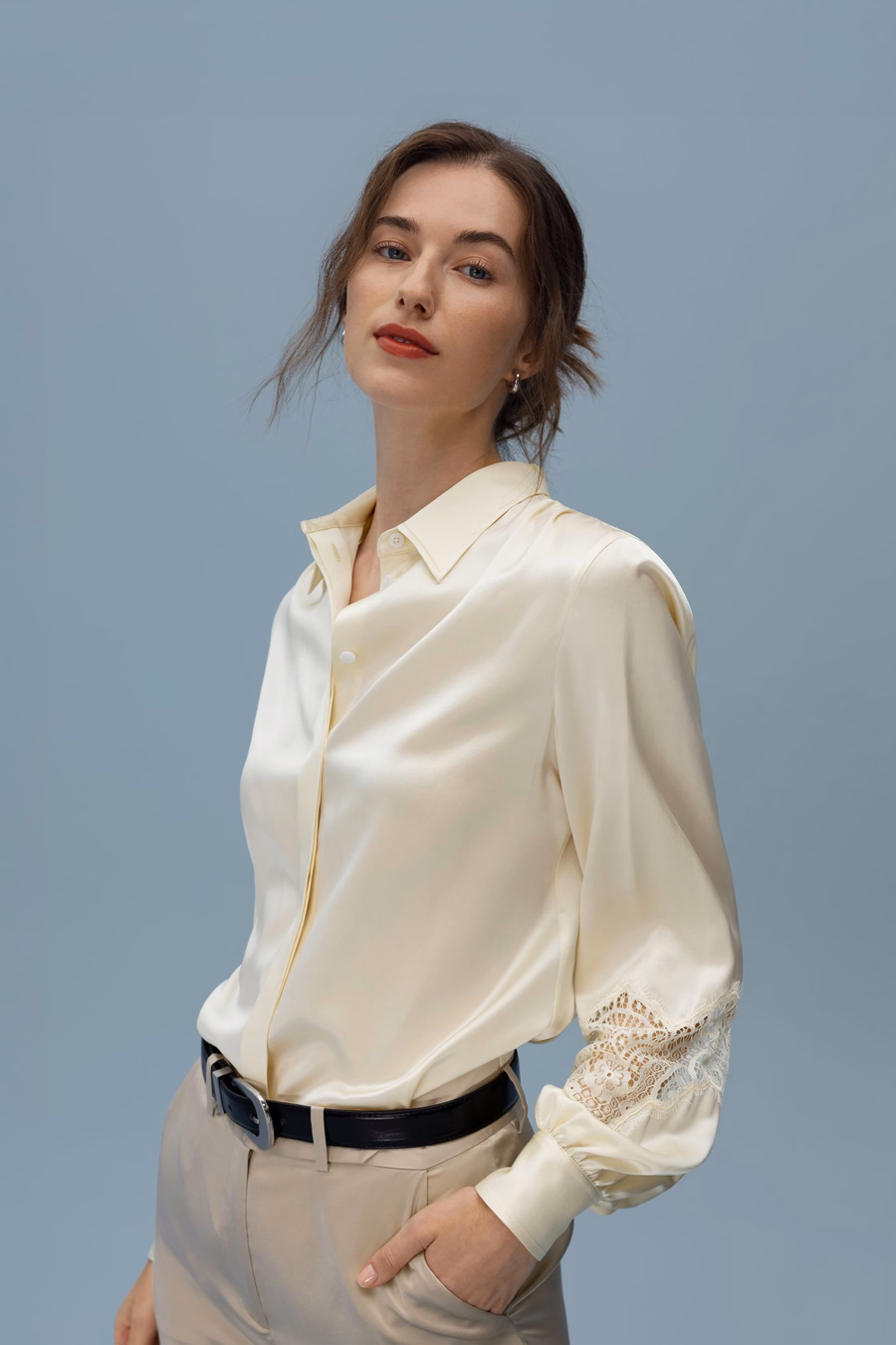 Blusa de encaje Armeria