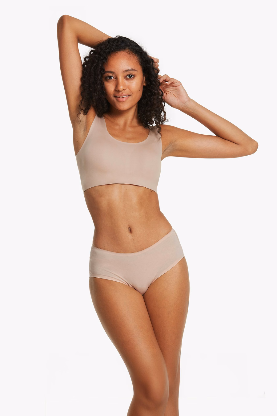 Bra de seda inalámbrico clásico de talla única para mujeres