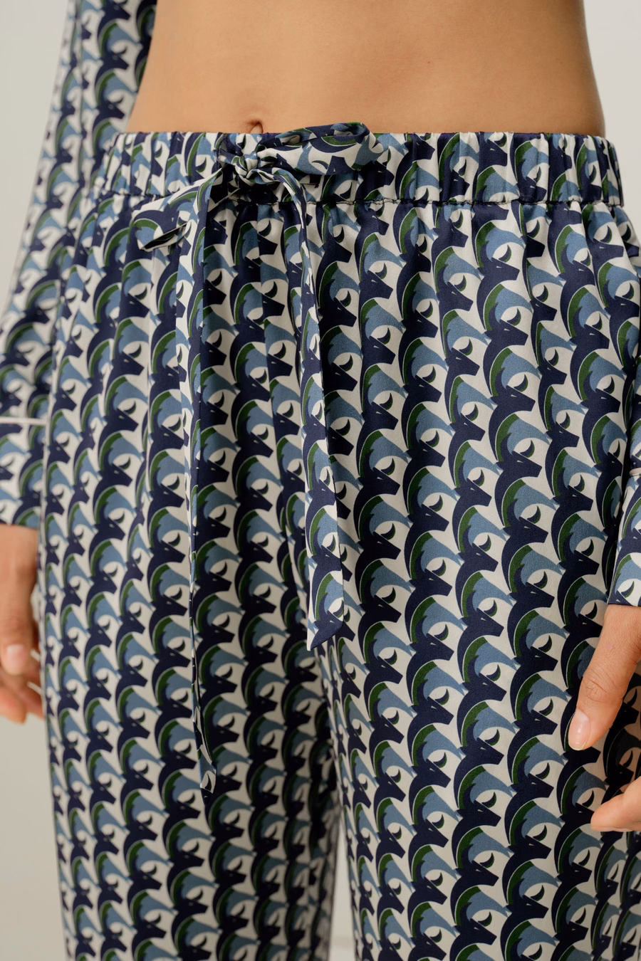 Conjunto de Pijamas de Seda Clásico del Zodiaco Tauro
