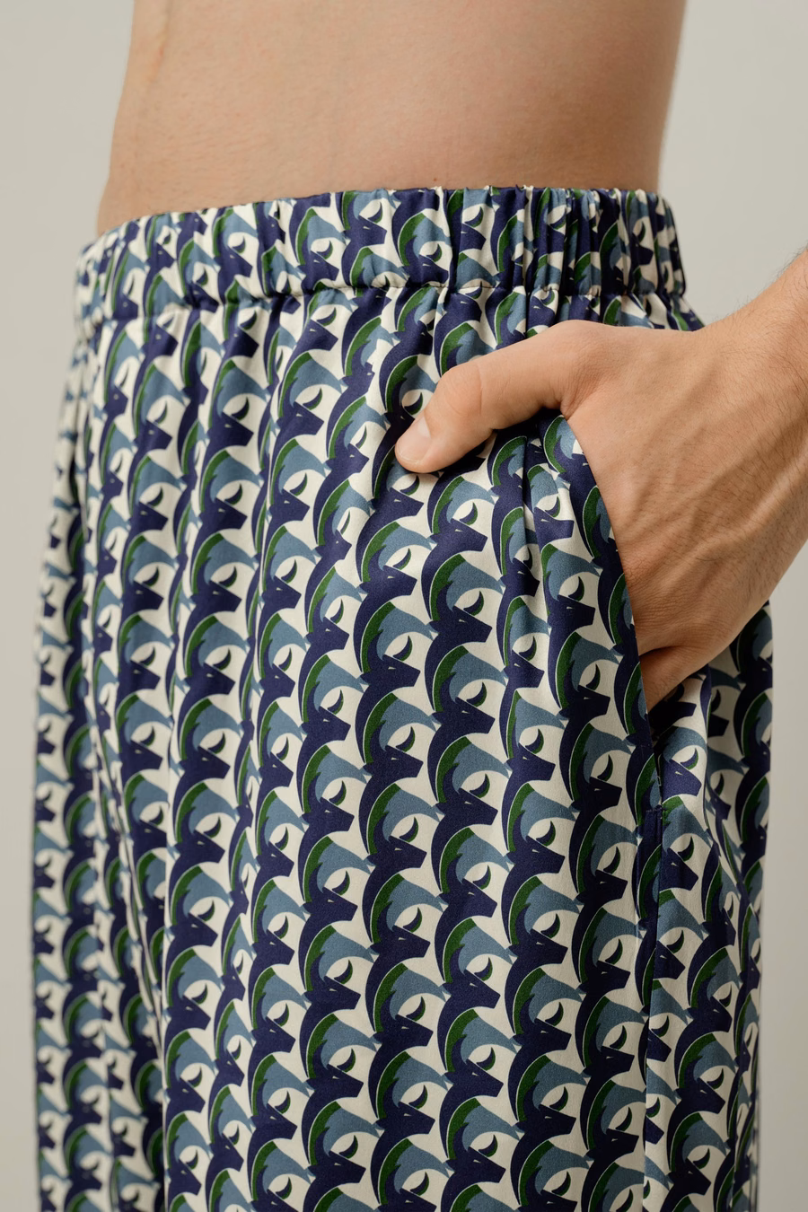 Conjunto de Pijamas de Seda Zodiaco Tauro para Hombres