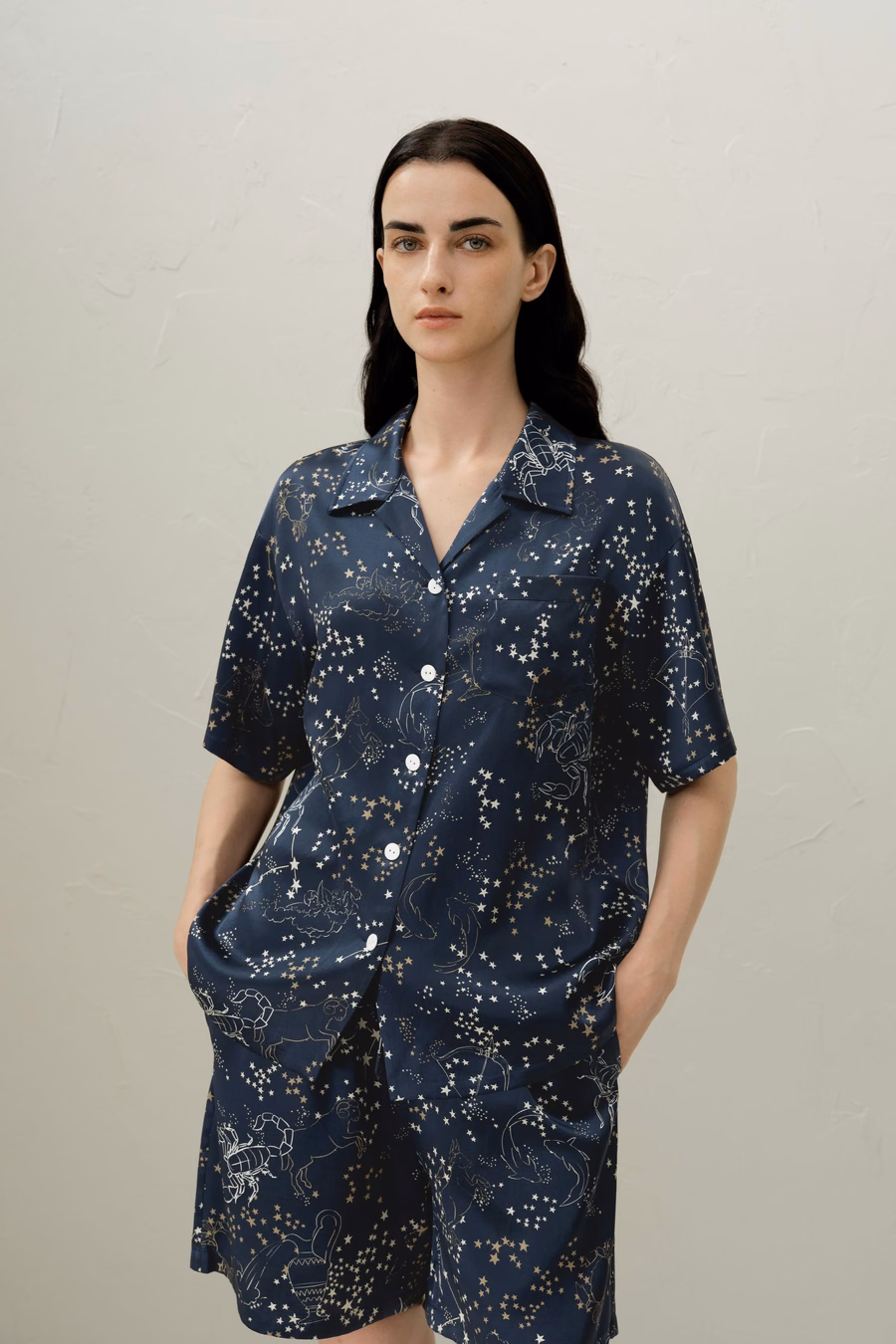 Conjunto de pijama corto del zodiaco Escorpio