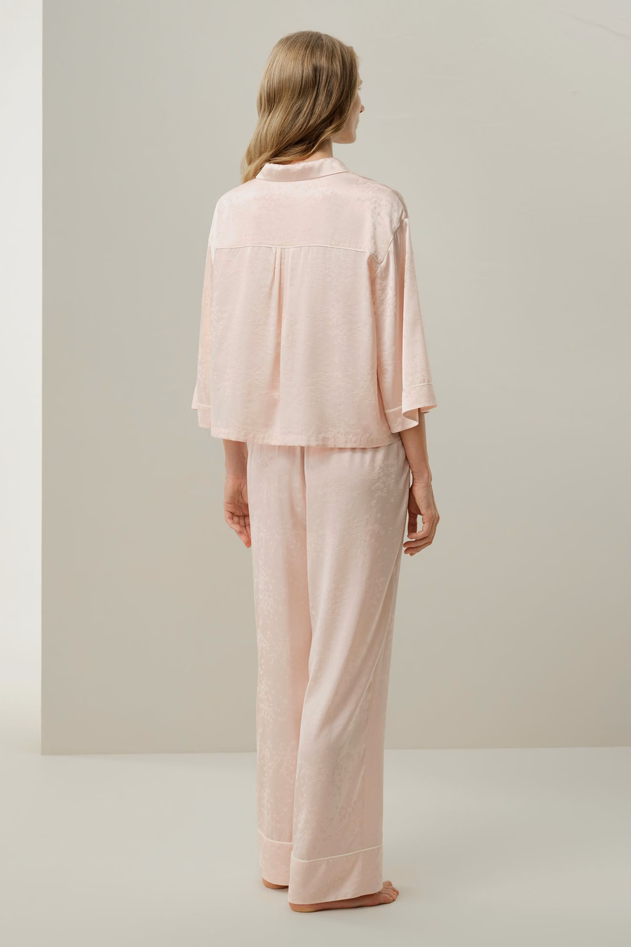 YING Conjunto de Pijamas Jacquard