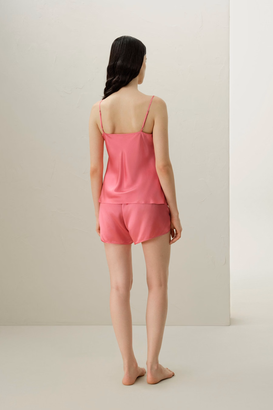 Conjunto de Camisón Corto de Seda de Hope