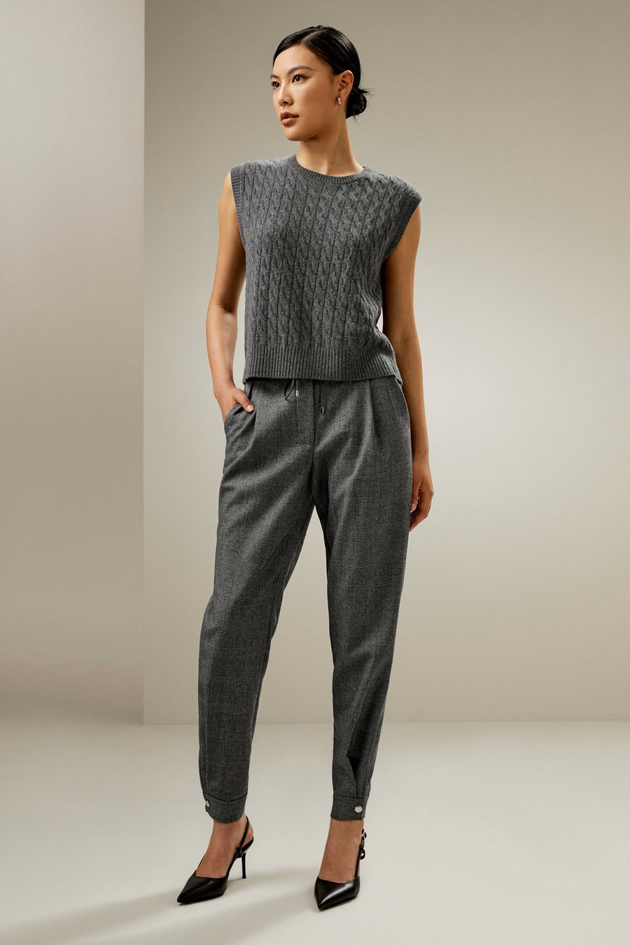 Glen Flex Pantalones de Merino
