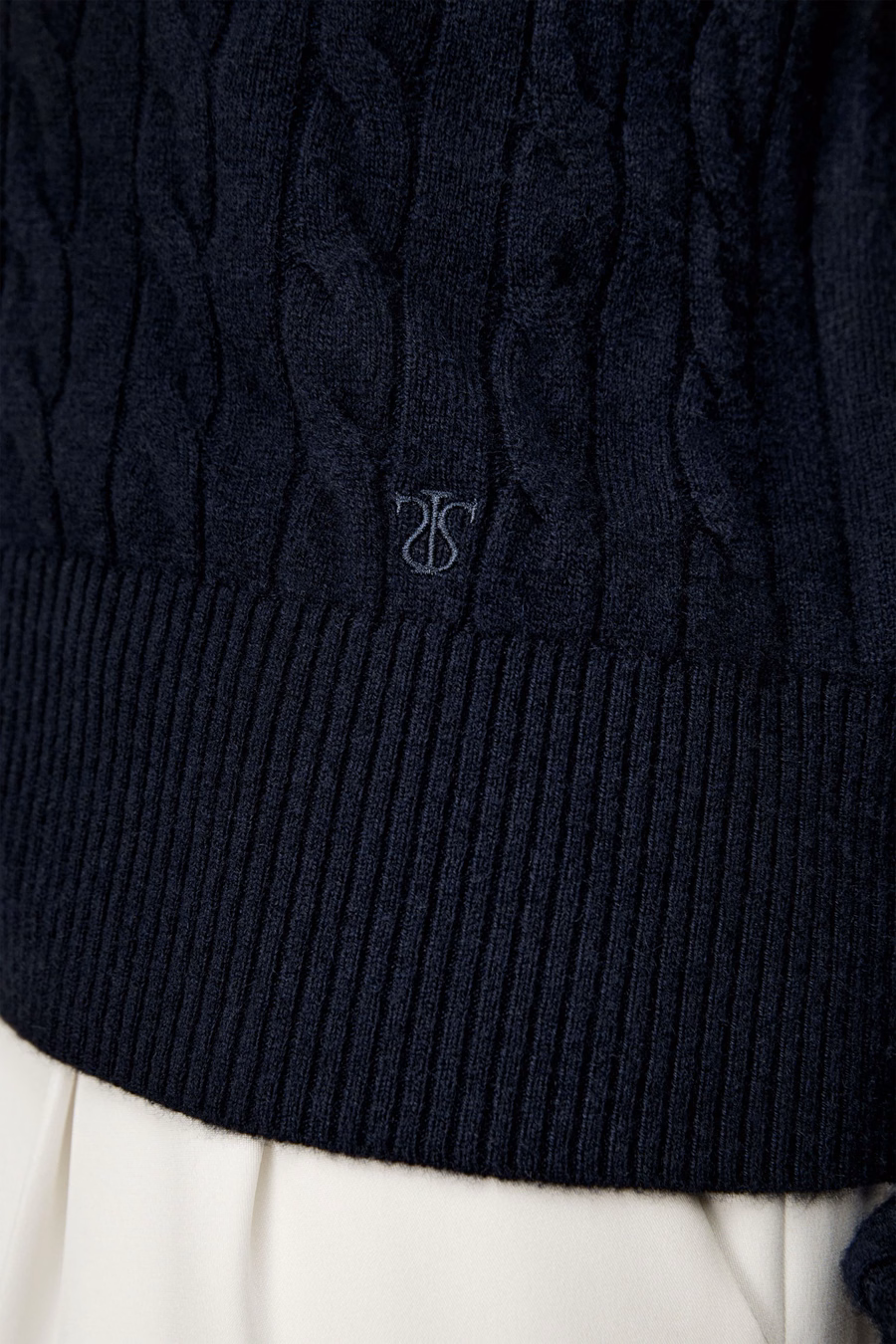Cardigan de Punto Cable de Cachemira Bebé