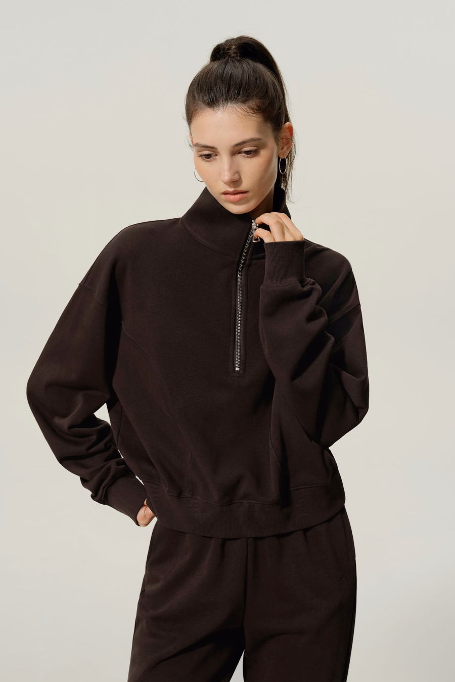 Sudadera Heirloom '89 con media cremallera