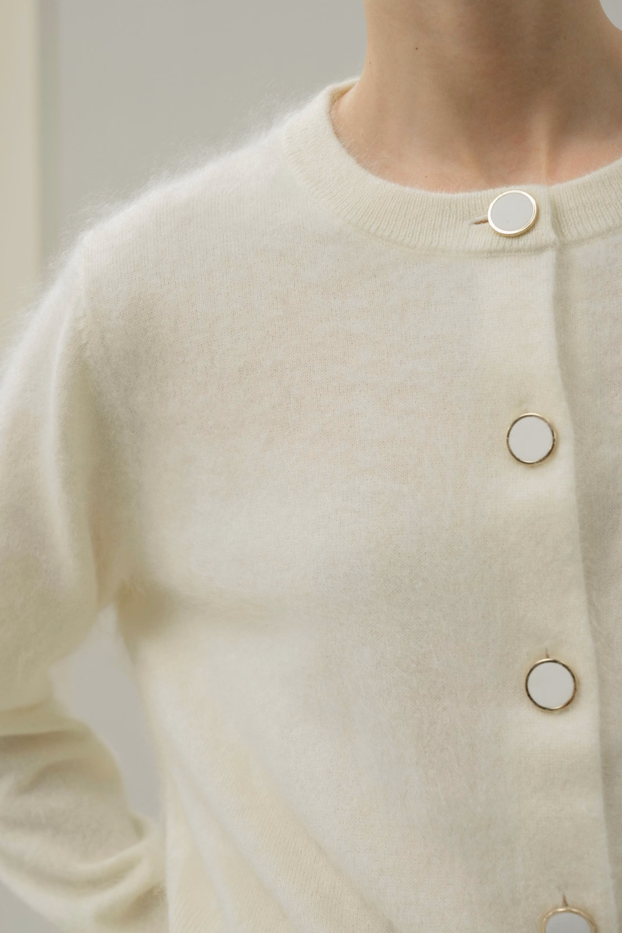 Cardigan de cachemira cepillada ultra suave