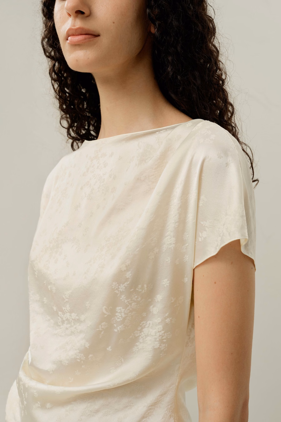 Top de Seda Jacquard YING