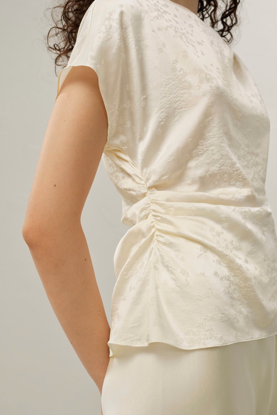 Top de Seda Jacquard YING
