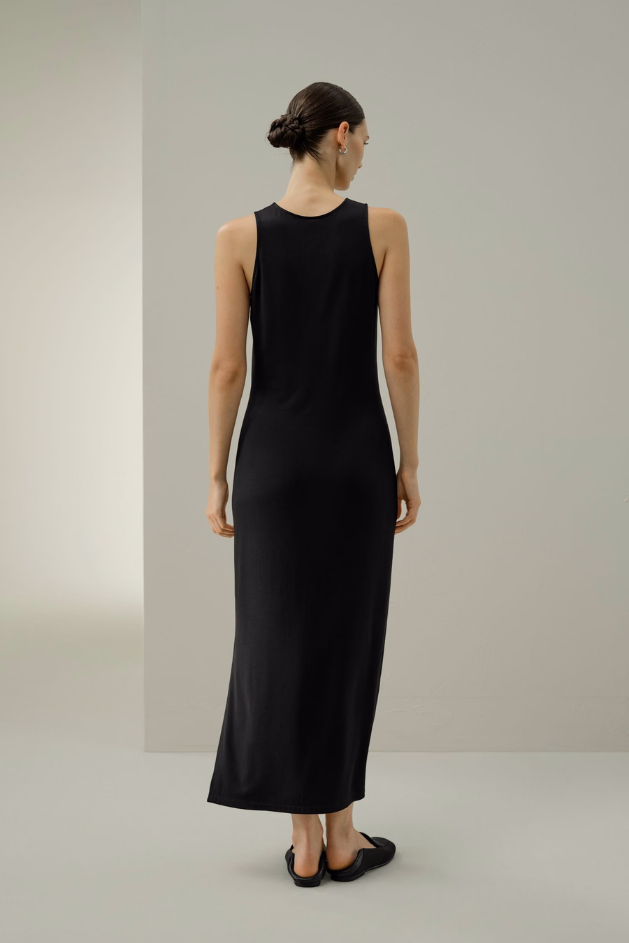 Vestido Maxi Bodycon de Jersey de Seda Breeze