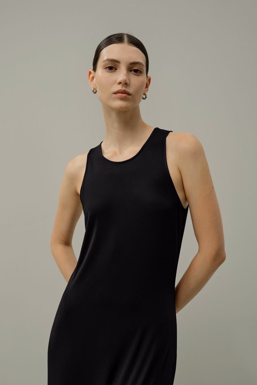 Vestido Maxi Bodycon de Jersey de Seda Breeze