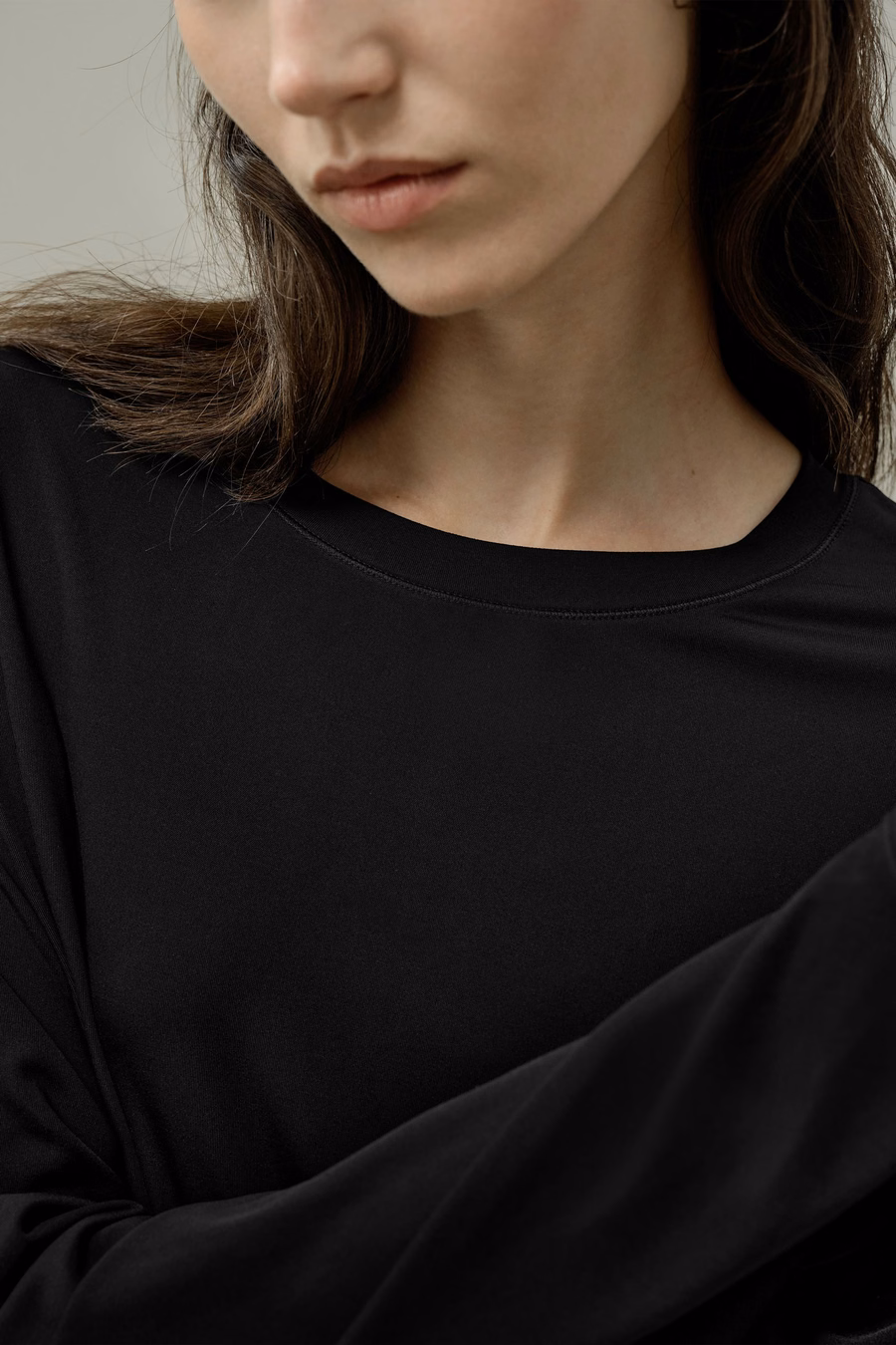 Top de Lounging Relaxed de Jersey de Seda Breeze