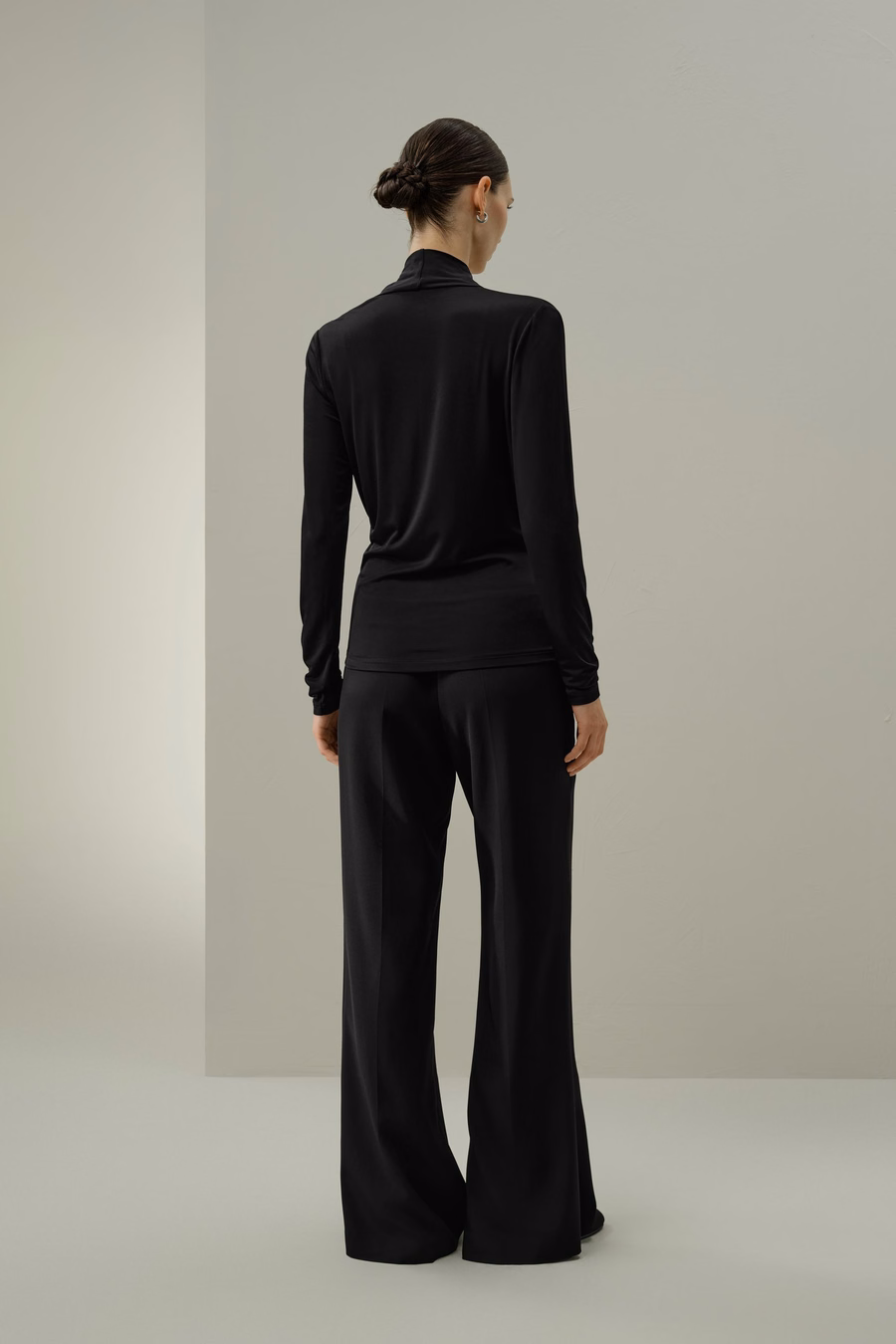 Top envoltorio de jersey de seda Breeze