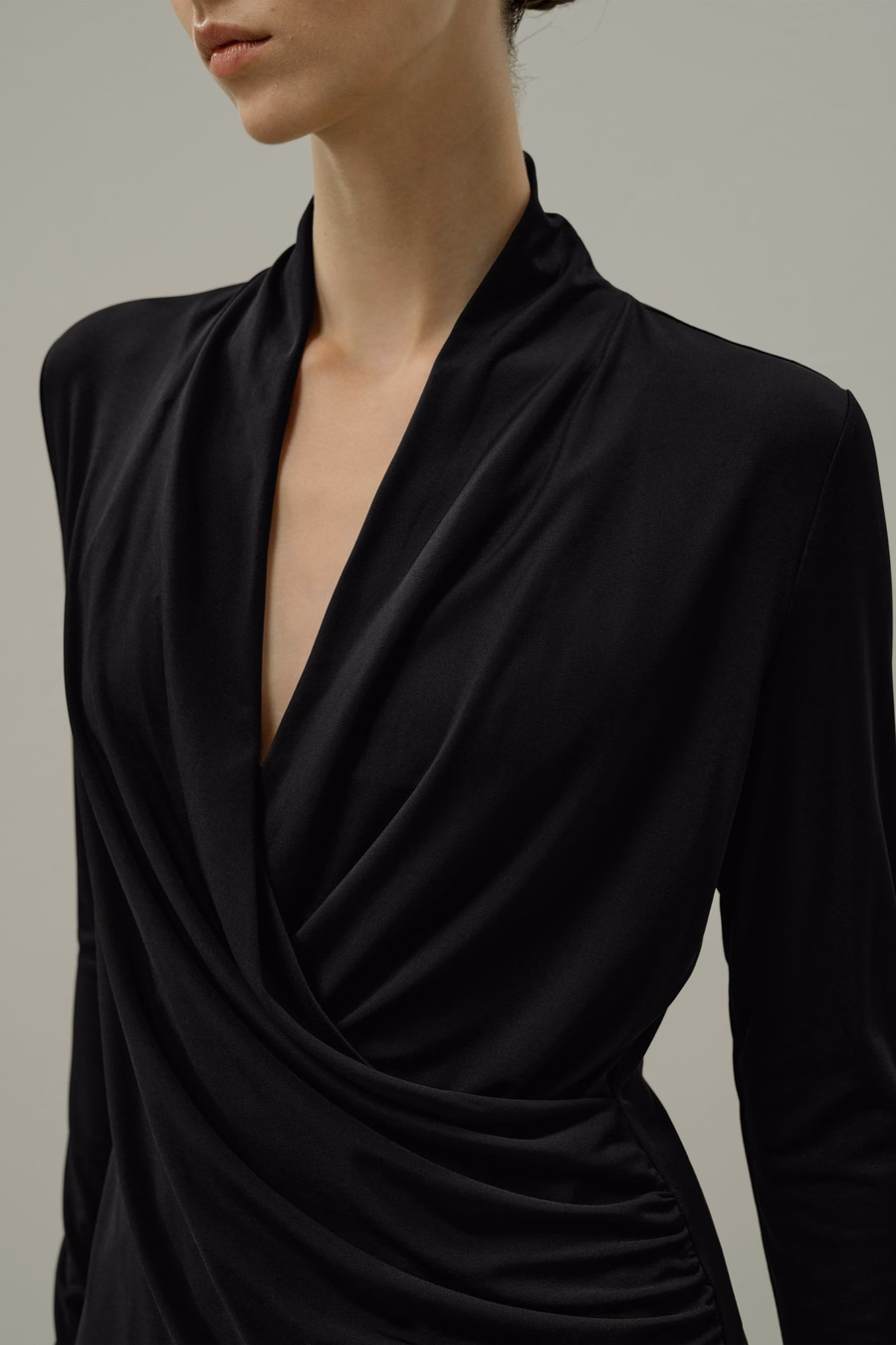 Top envoltorio de jersey de seda Breeze