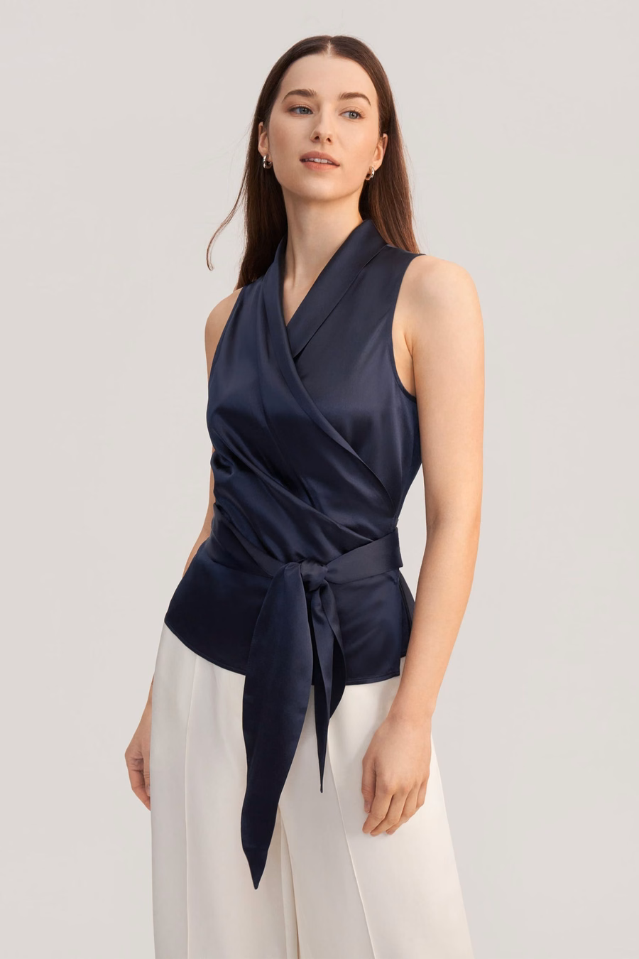 Blusa Elegante de Seda para Mujeres