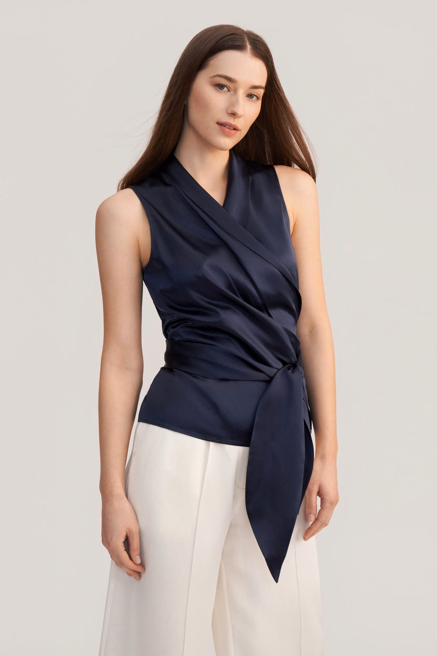 Blusa Elegante de Seda para Mujeres