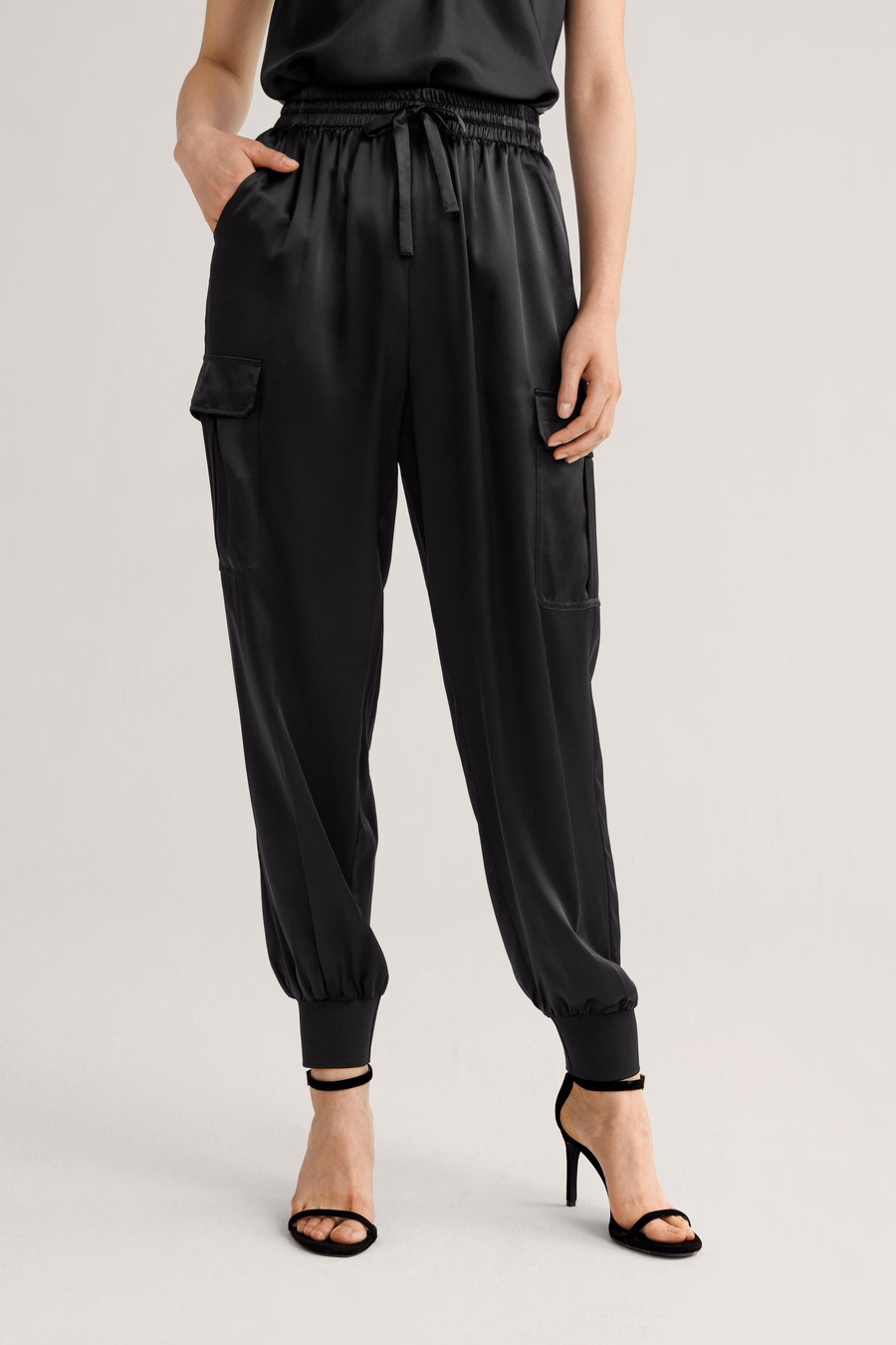 Pantalones de seda Safari