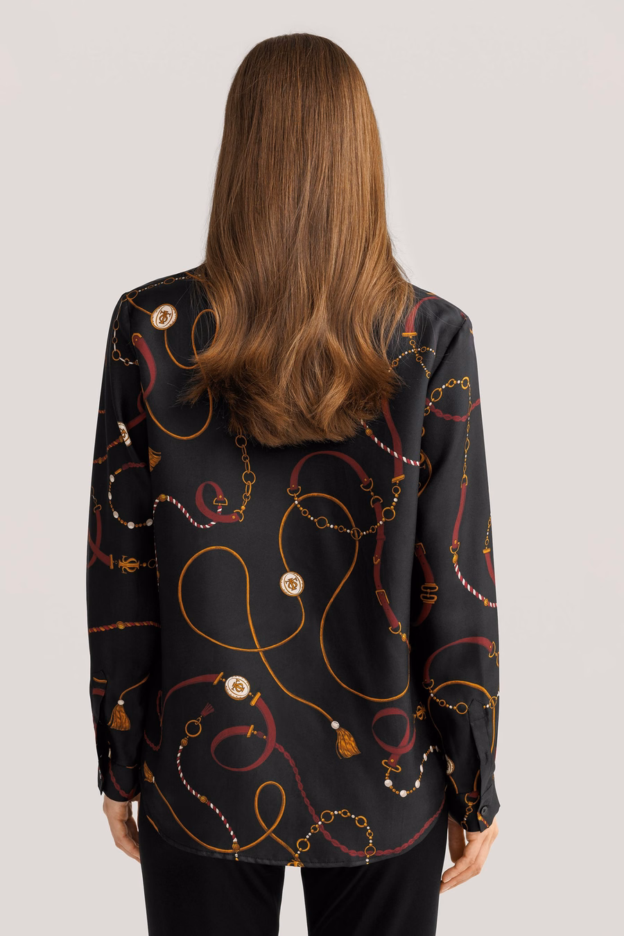 Camisa de Seda con Estampado Louisville