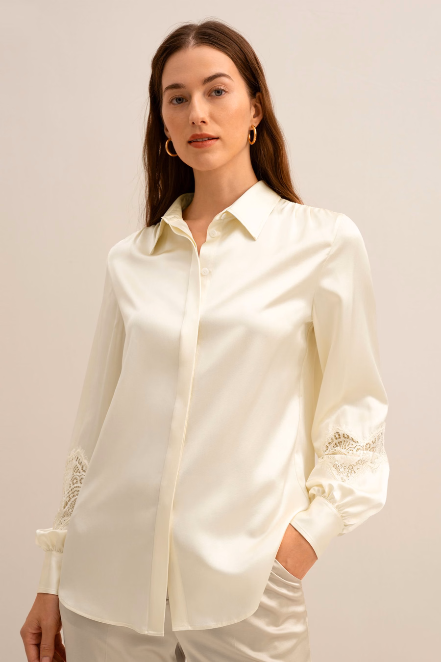 Blusa de encaje Armeria