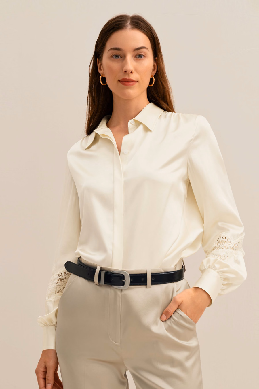 Blusa de encaje Armeria