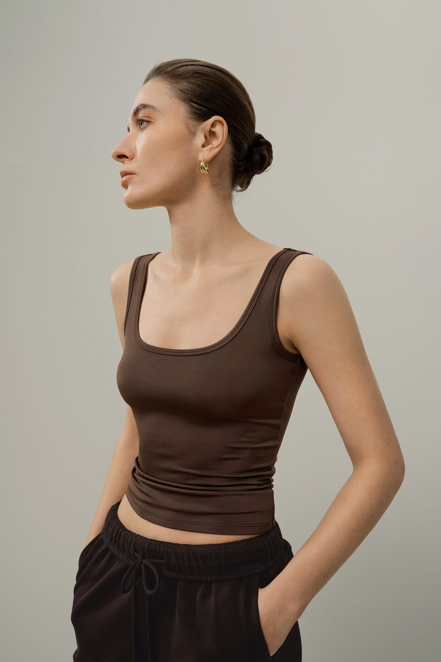 Tank de Jersey de Seda Breeze