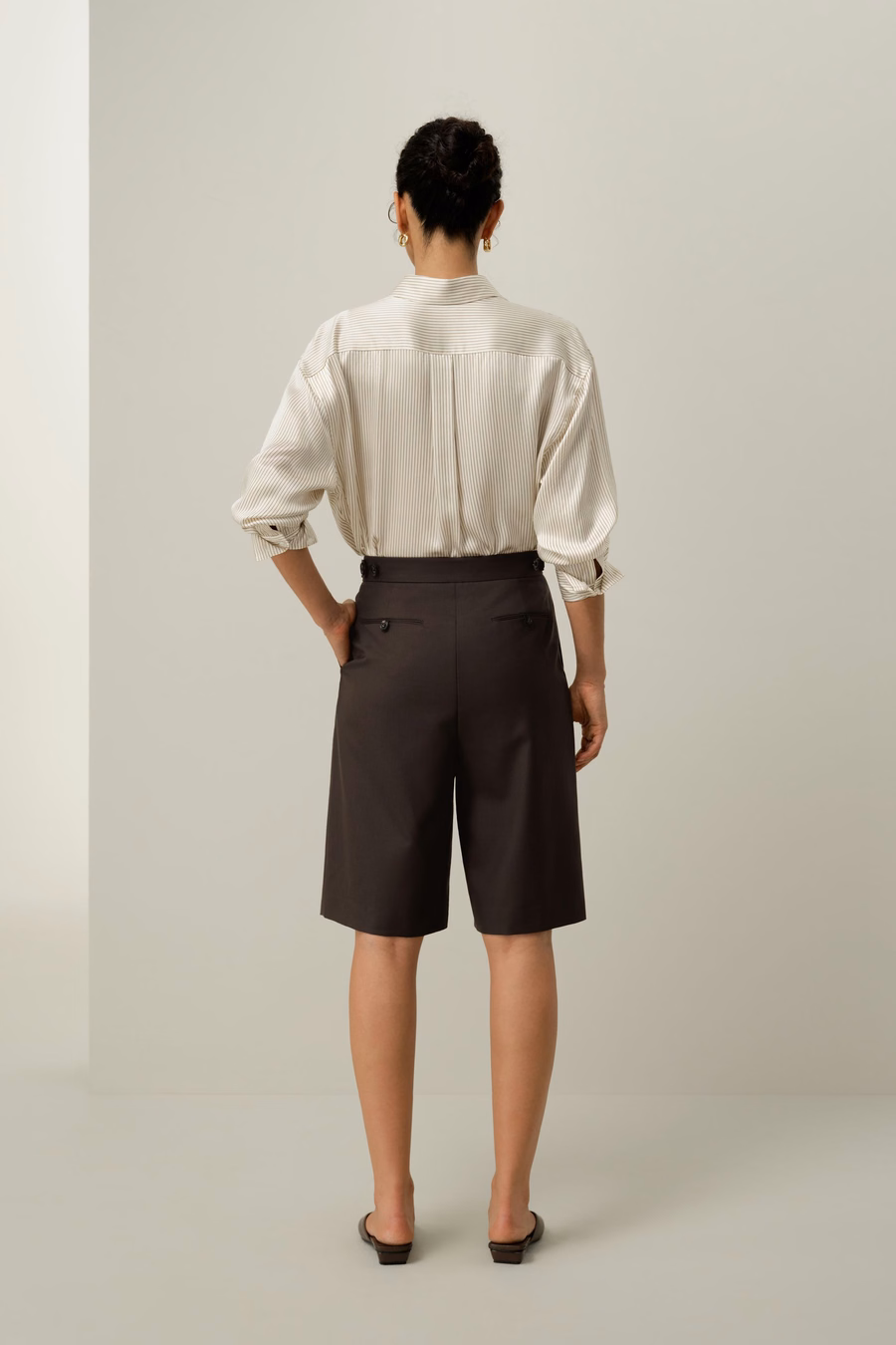Bermudas de Lana-Seda