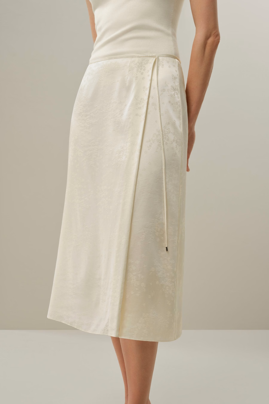 Ying Jacquard Silk Skirt