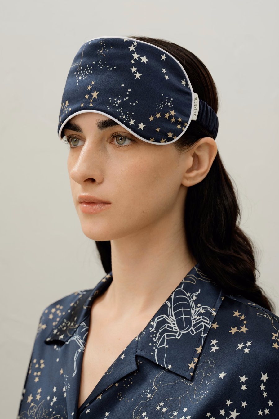Máscara de Ojos de Seda Zodiacal de Escorpio